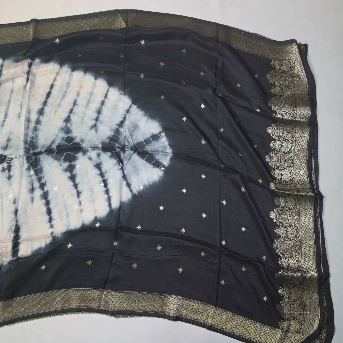 black Dola silk antique weaving antique weaving daman PA25026