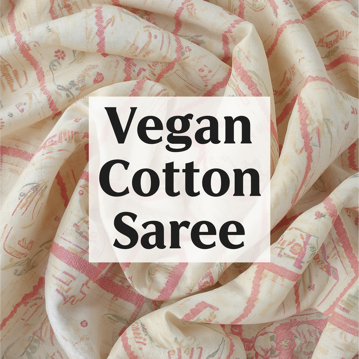 Vegan cotton Sarees
