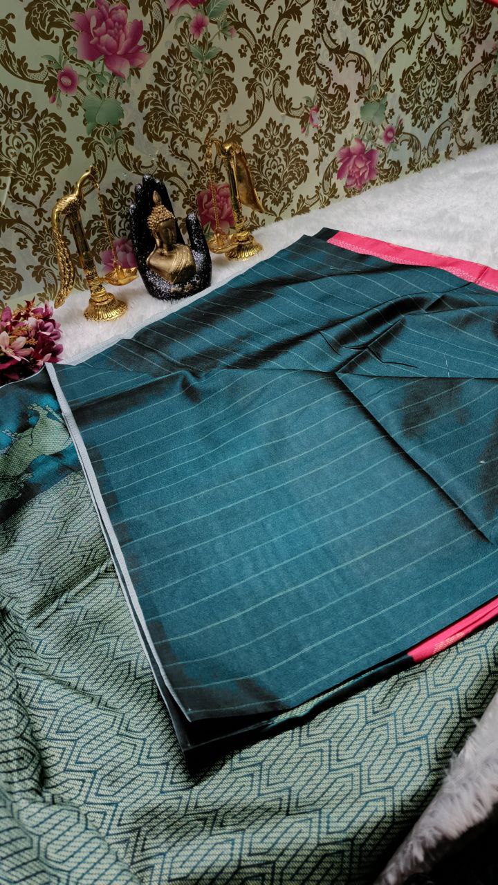 Red Tinkha Cow Vegan tussar saree SA25618