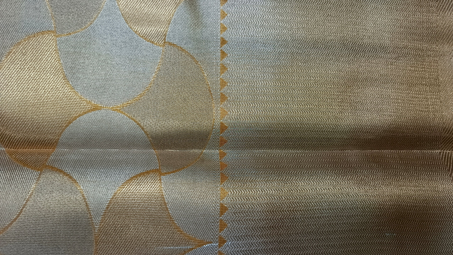 Gold Radiance Heritage vegan self tissue kanchi silk saree LA25938