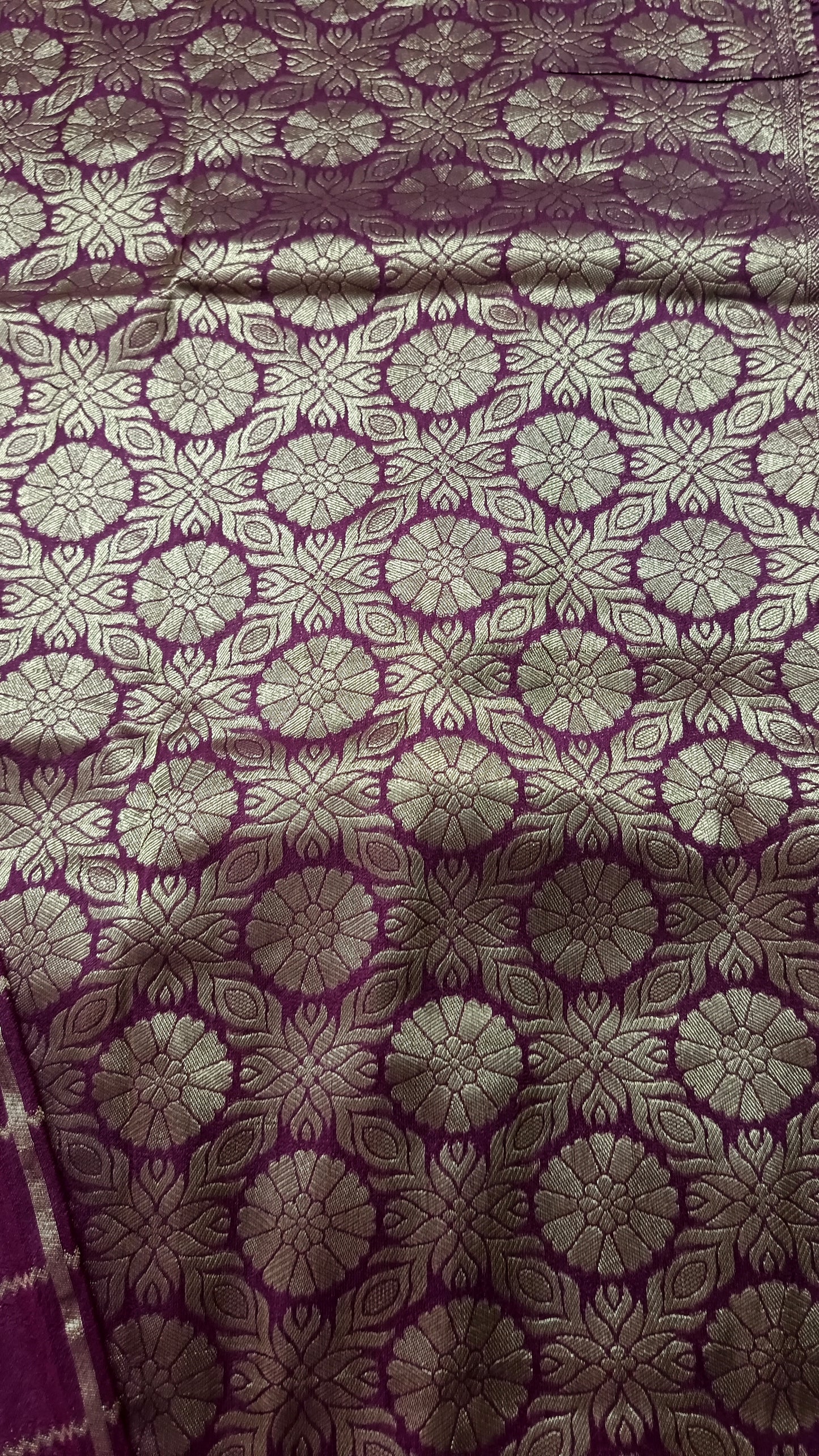 Wine Sudar Chakkram vegan kaddi georgette saree MA25093