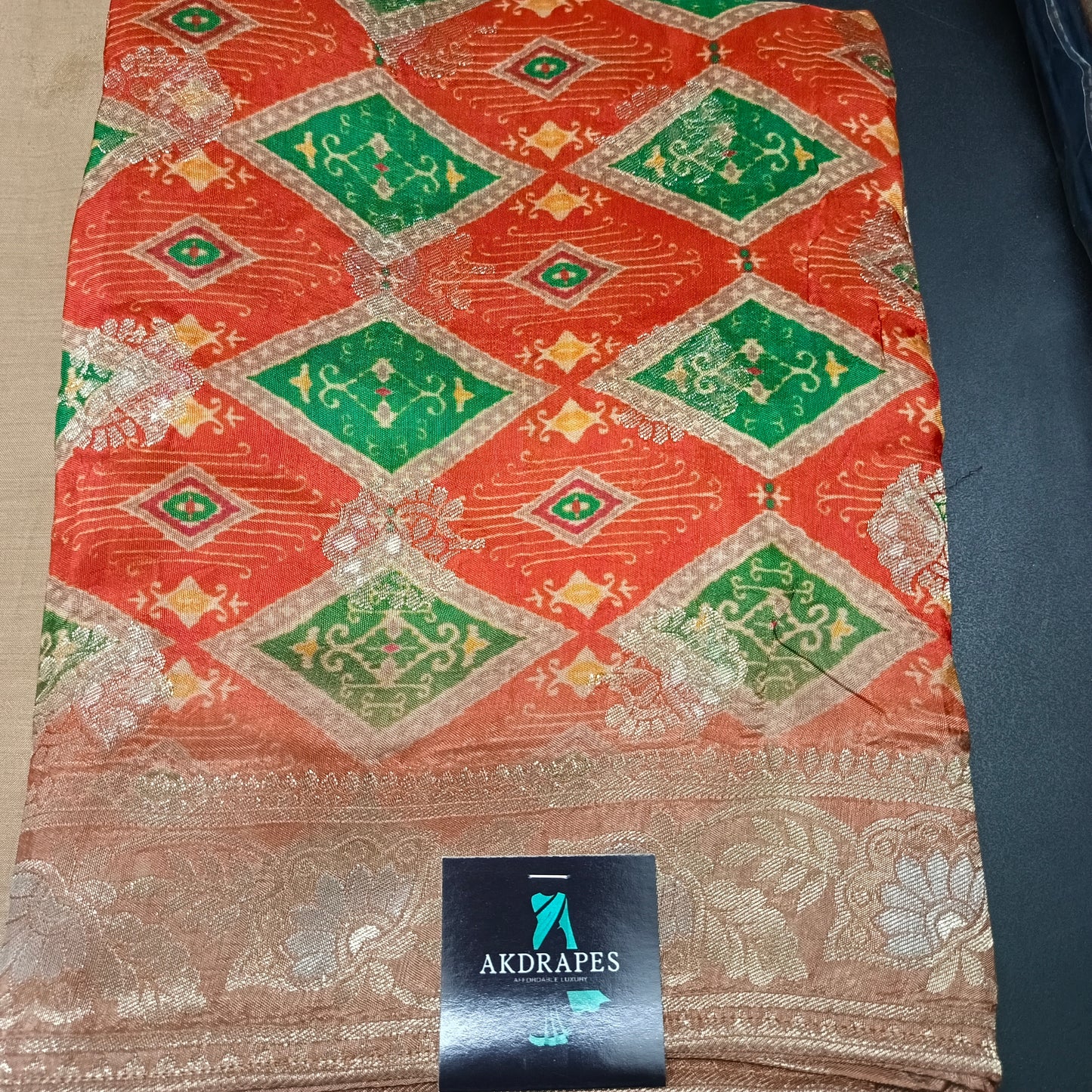 Beige vegan chinnon Unstitched suits HA25393