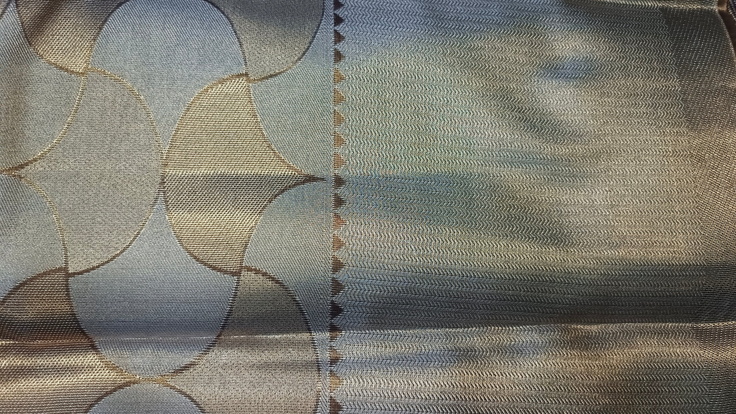 copper Radiance Heritage vegan self tissue kanchi silk saree LA25937