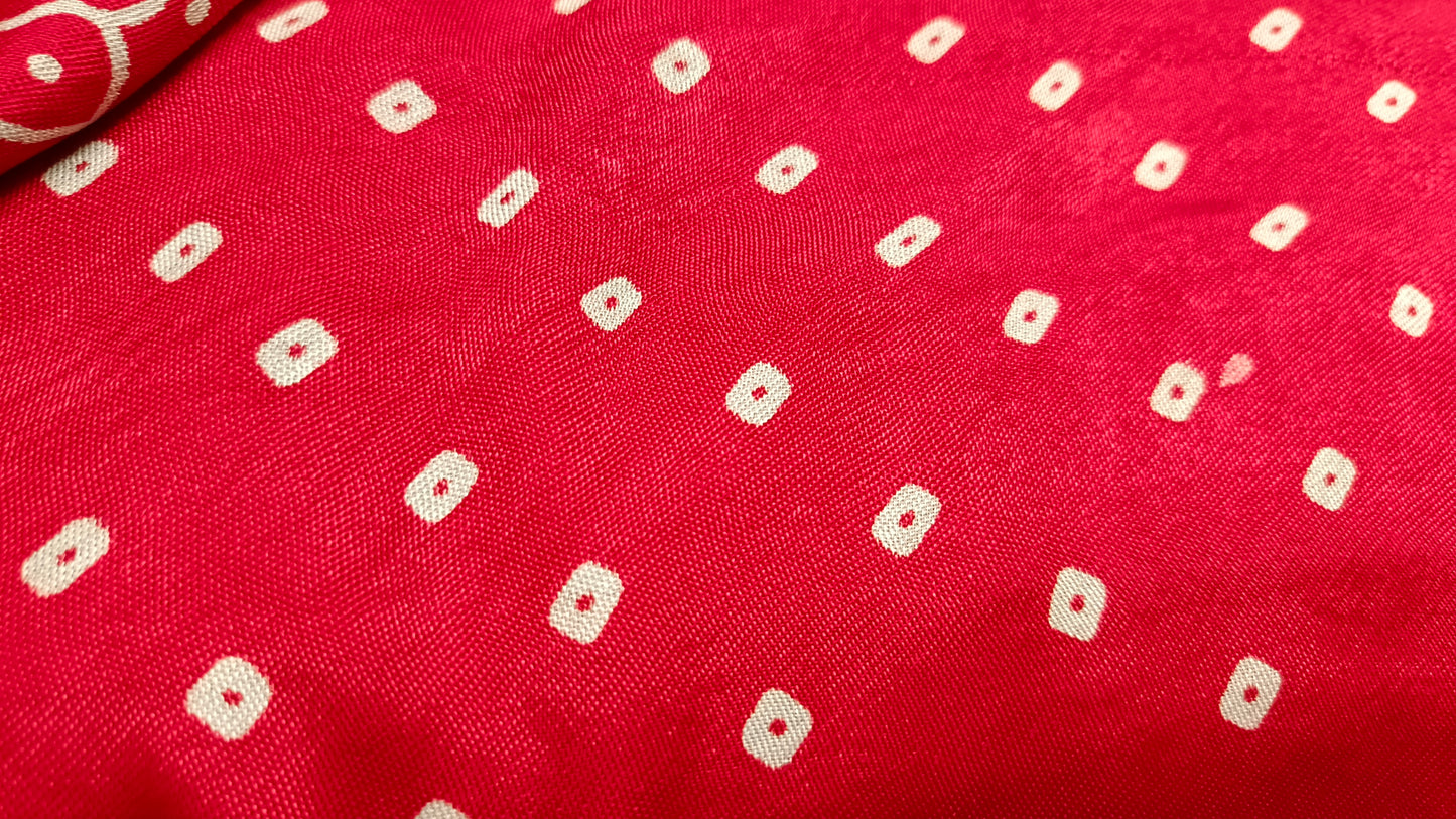 Red Mystic Mashru vegan silk saree SA25860