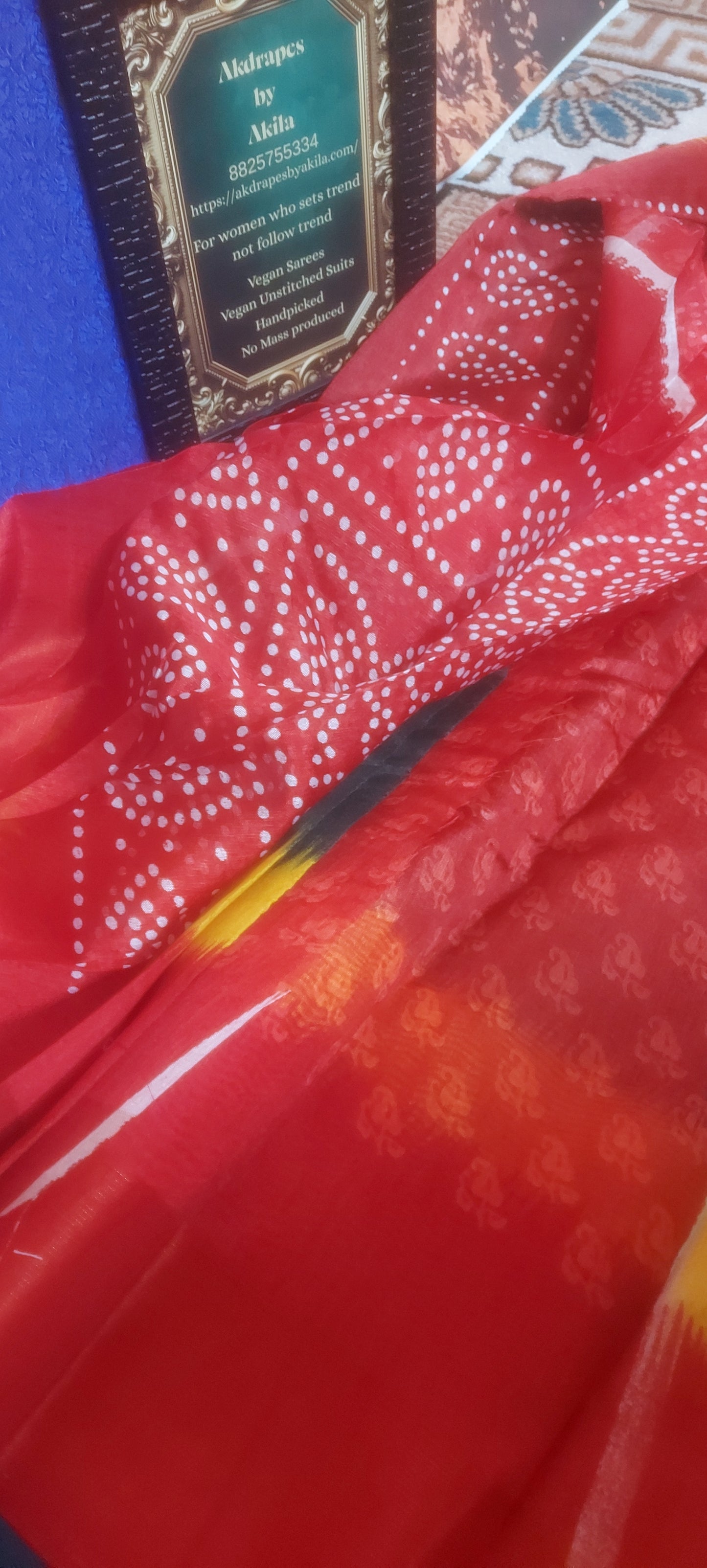 Bottle green Tricolor vegan linen zari border saree JA26036